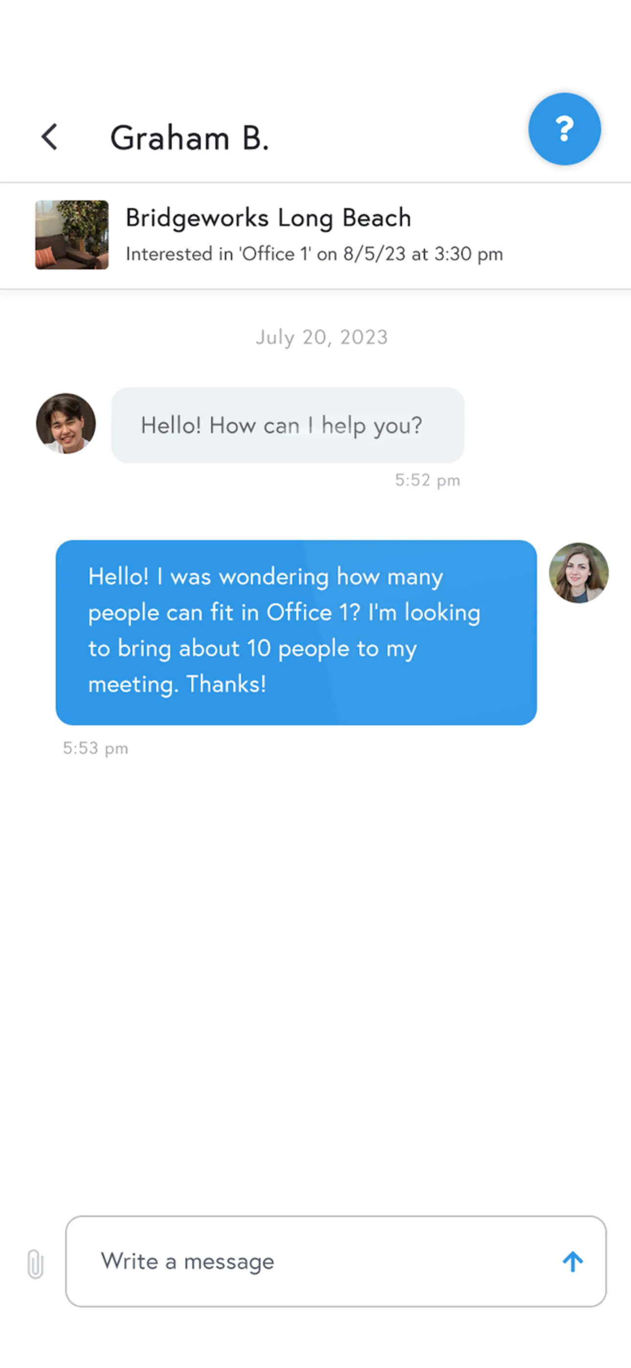 Guest messaging